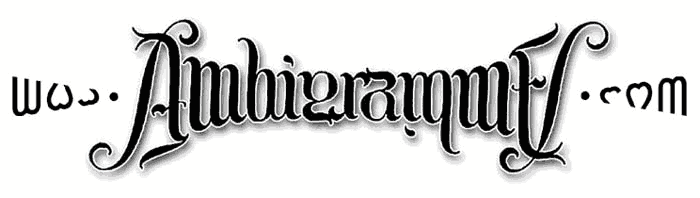 logo ambigrammes � l'envers